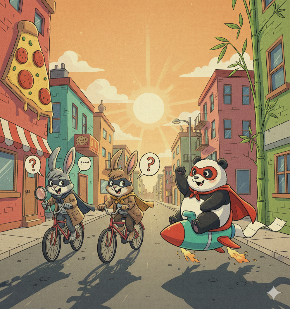 Puka Panda and Pizza Brothers